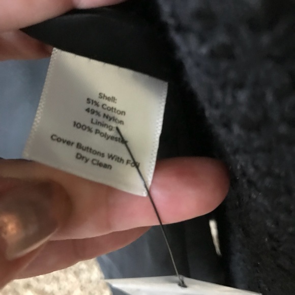 Talbots black tweed jacket size 6 - Picture 5 of 5